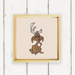 Max - How the Grinch Stole Christmas Wood Sign
