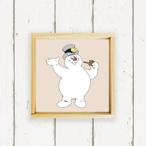 Frosty the Snowman - Wood Sign