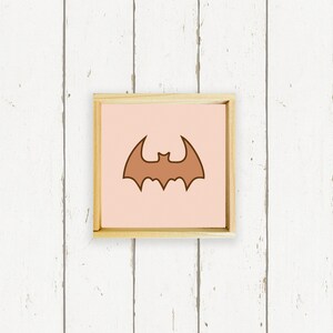 Boho Halloween Bat - hand made wood sign - boho home decor
