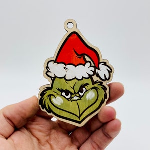 DIY Ornament Painting Kit - How the Grinch Stole Christmas - Birch Christmas Ornament Project Kit