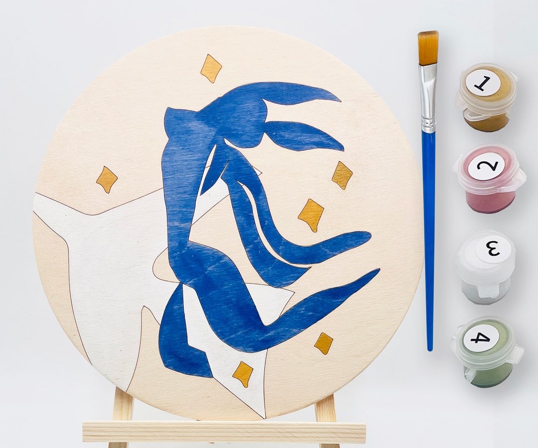 DIY Wall Art Painting Kit Matisse Cut Outs Etsy