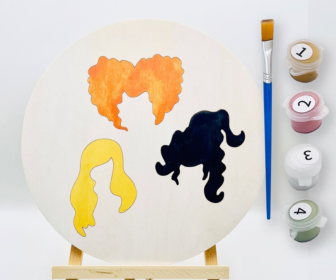 DIY Wall Art Painting Kit Hocus Pocus Etsy