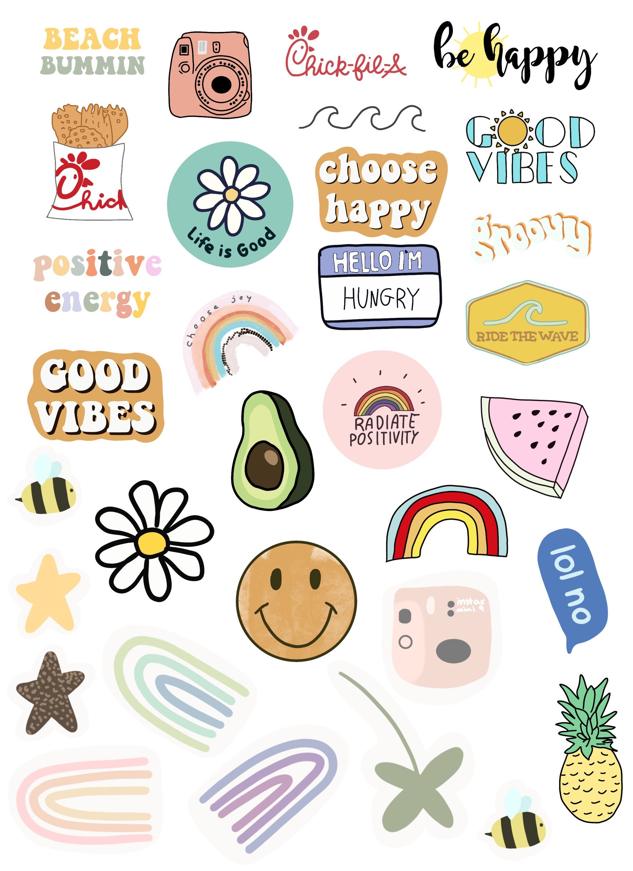50 Random Stickers from our shop