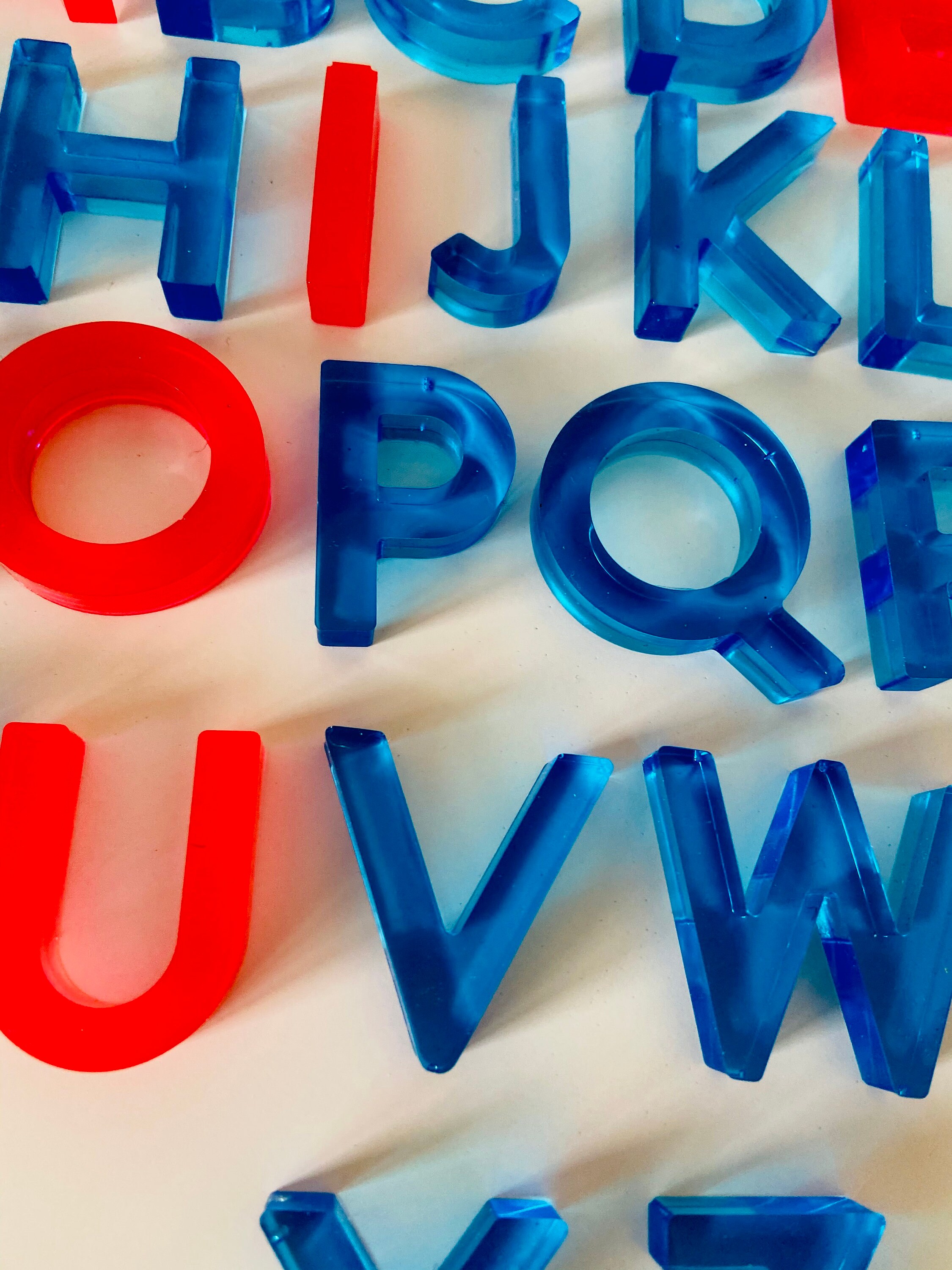 Capital Letters Montessori Home School Epoxy Letters Etsy