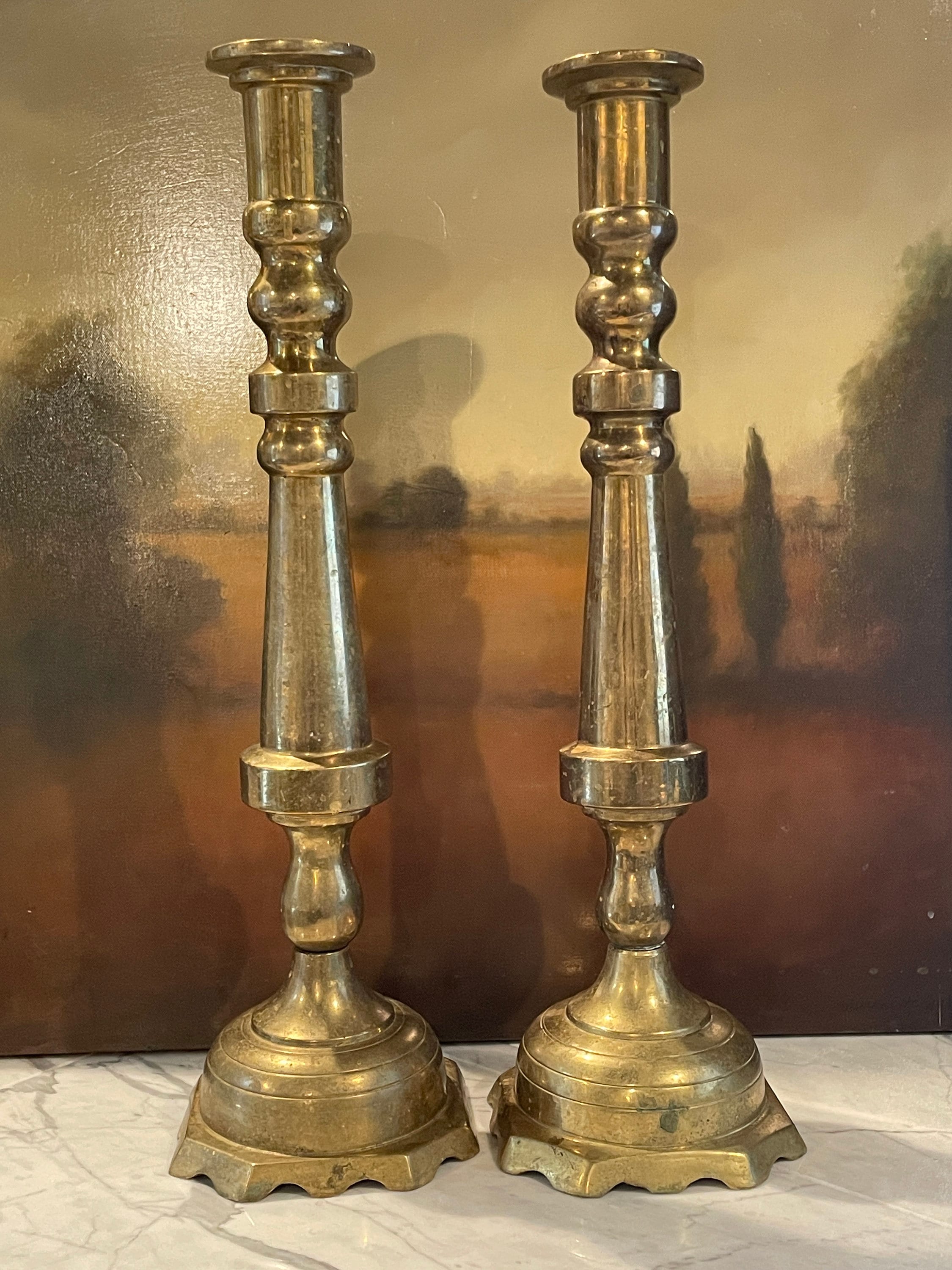 Vintage Brass Pinecone Candlestick Holder – The Arc