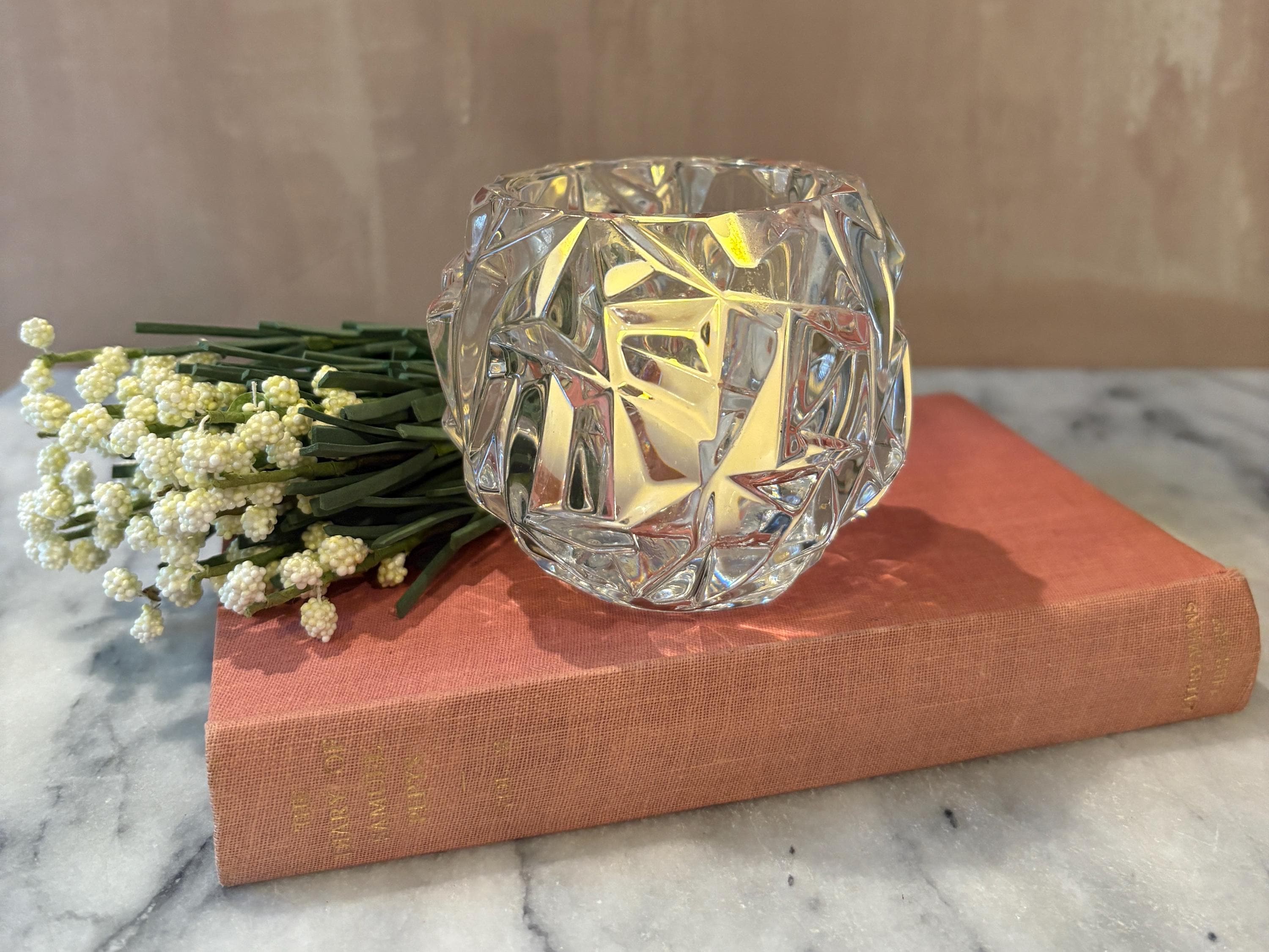 Tiffanys and Co Crystal Candle Holders - Etsy