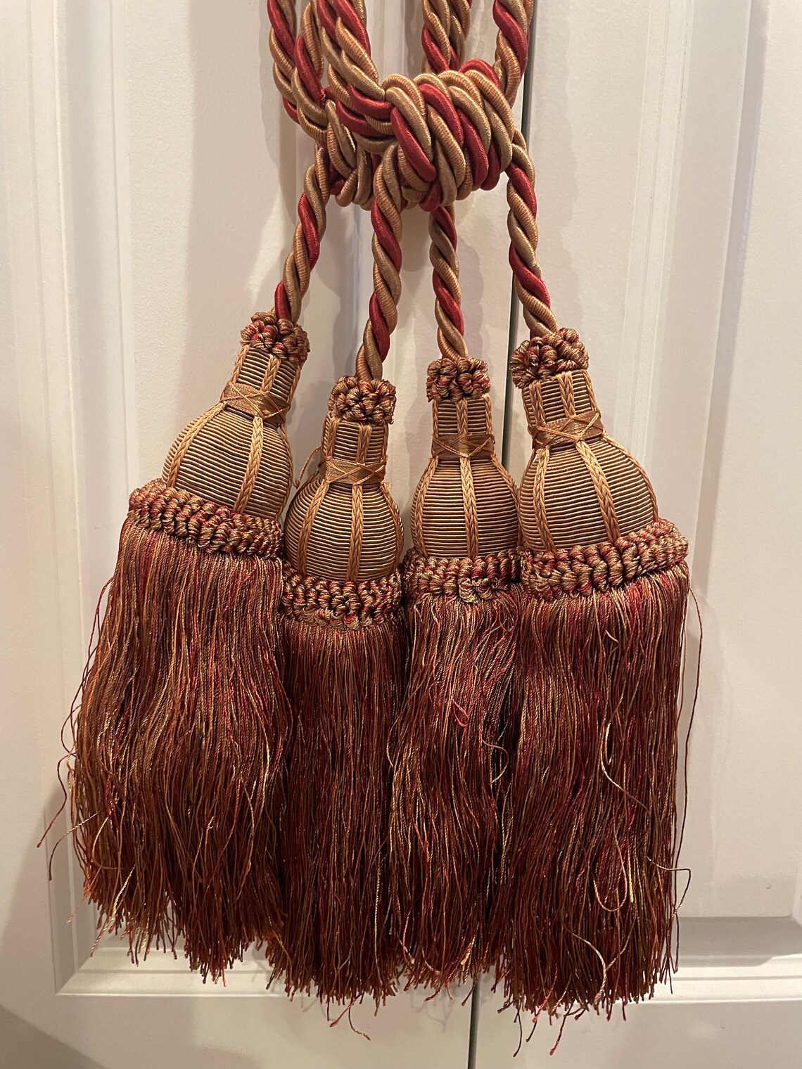 Huge Vintage Drapery Tassel Tiebacks 2 / Curtains & Window Etsy