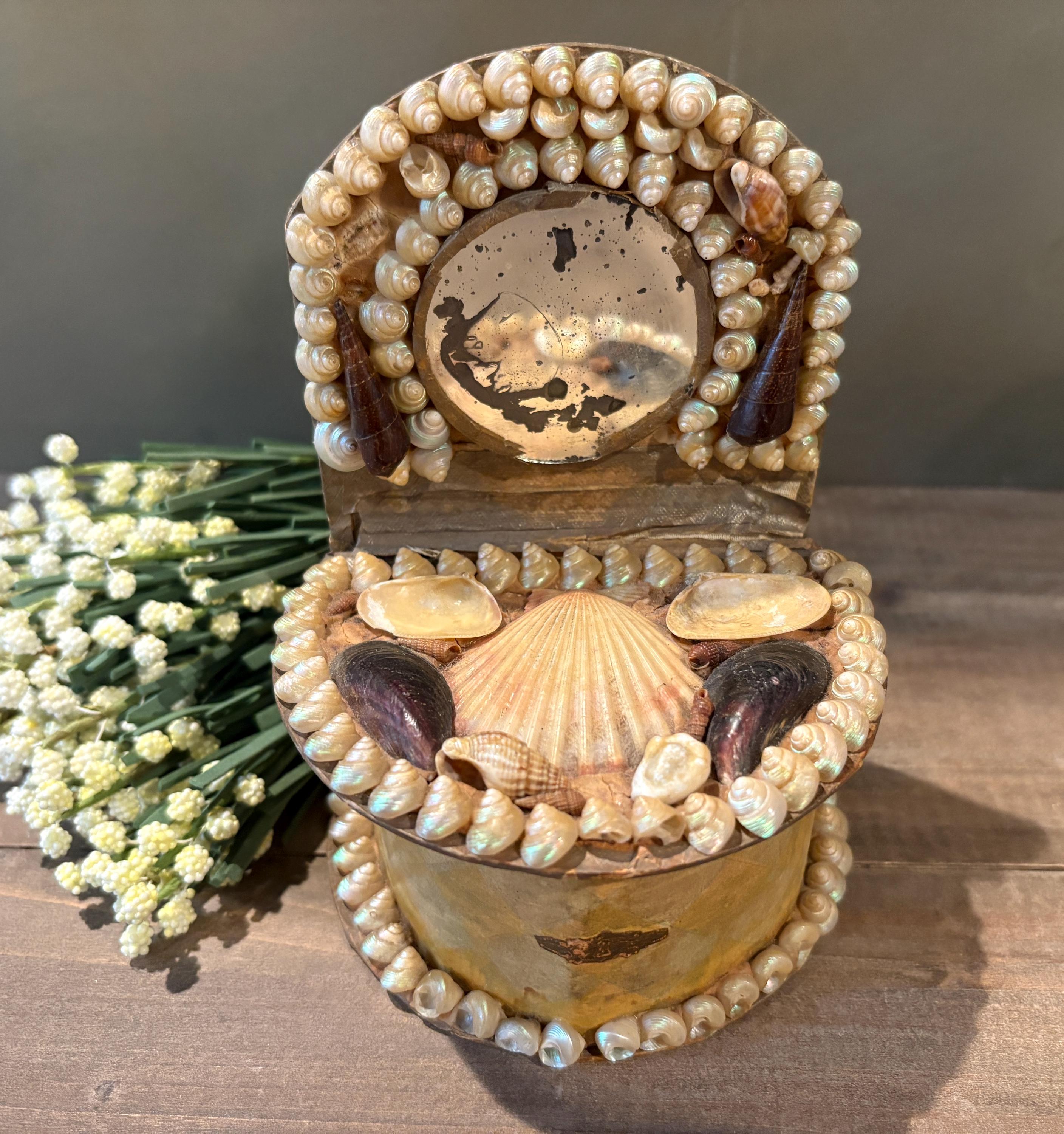 アンティーク調 シェル装飾 小物入れ Victorian Shell Box - Etsy