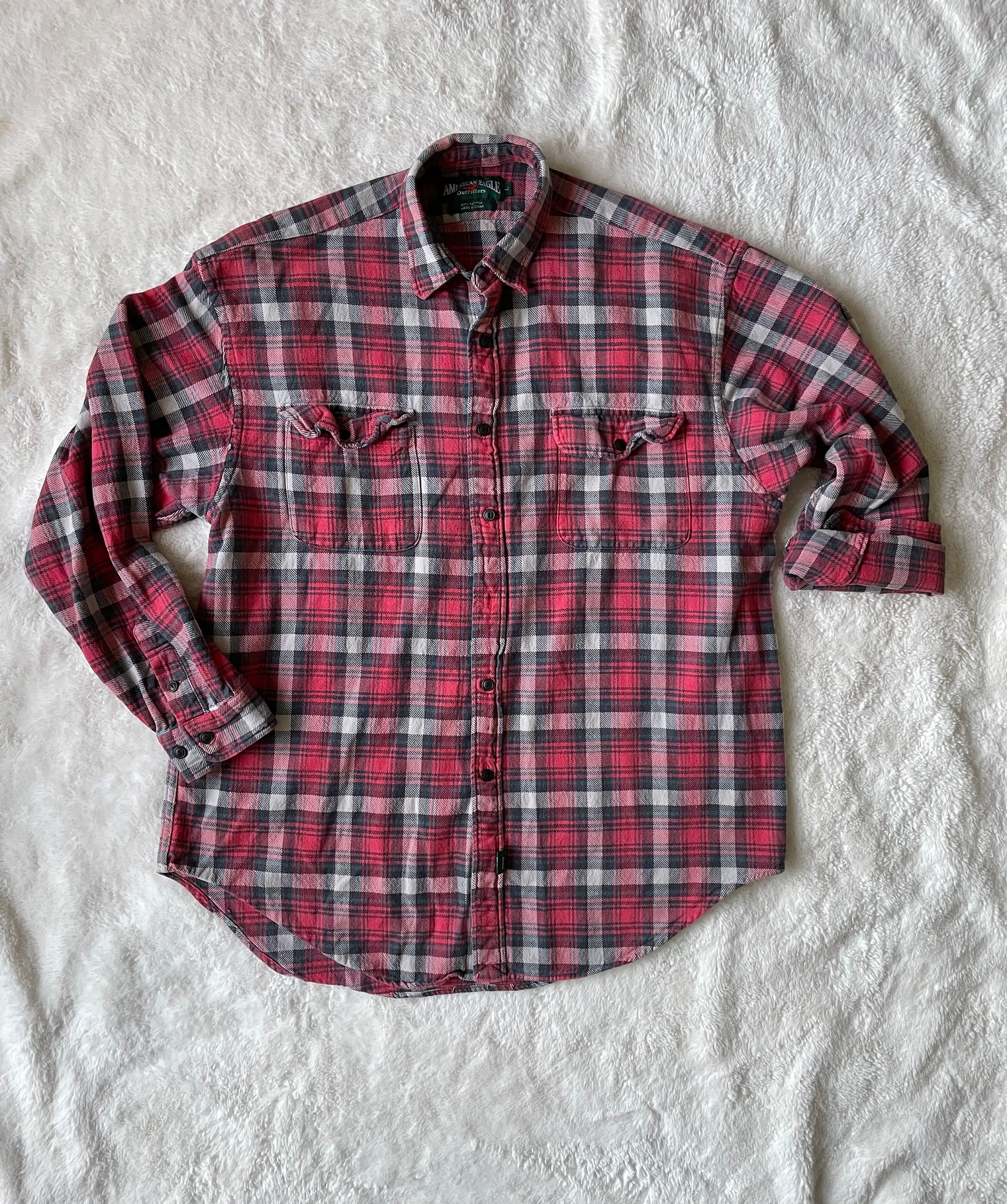 American Eagle Flannel | Etsy