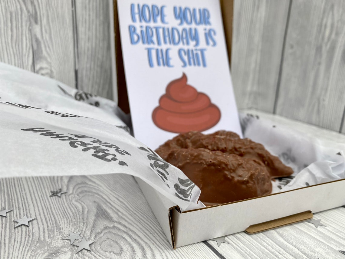 Hope Your Birthday is the Shit Chocolate Gift Funny Etsy