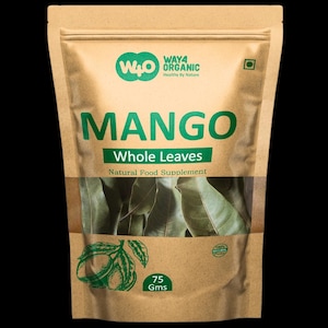 Mango Whole Leaves 75 Grams, Dried Loose Leaf, Good for Tea