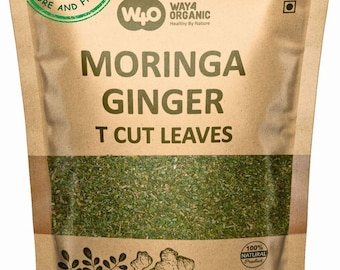 Moringa Ginger Tea: Caffeine Free Herbal Blend (8 oz)