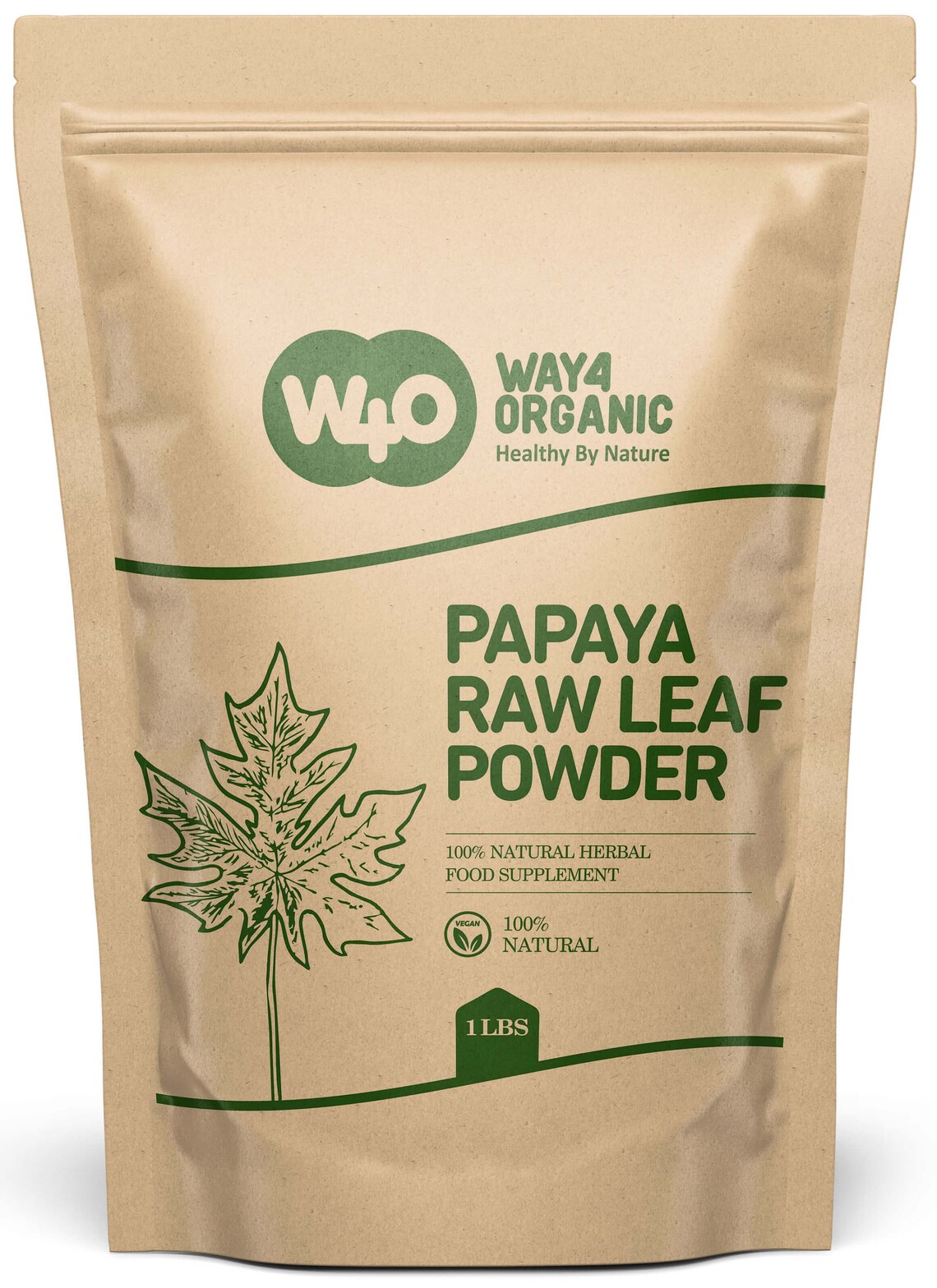Papaya Leaf Powder 16 Ounces1 Pound, Dried From Fresh Green Leaves, Good to Make Tea, Juice