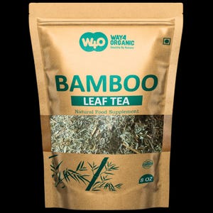 Bamboo Loose Leaf Tea 8 Oz, Fresh Shadow Dried Leaves