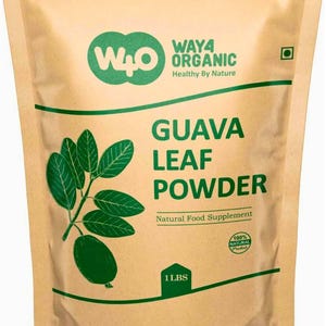 Guava Leaf Powder, Guava Leaf Tea, Hair Re-Growth, Skin & Nails, No Preservatives, 100% Pure Guava Leaves