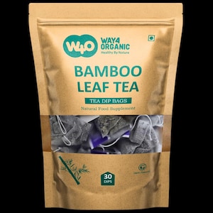Bamboo Leaf Tea, 30 Tea Bags, Fresh Dried Leaves
