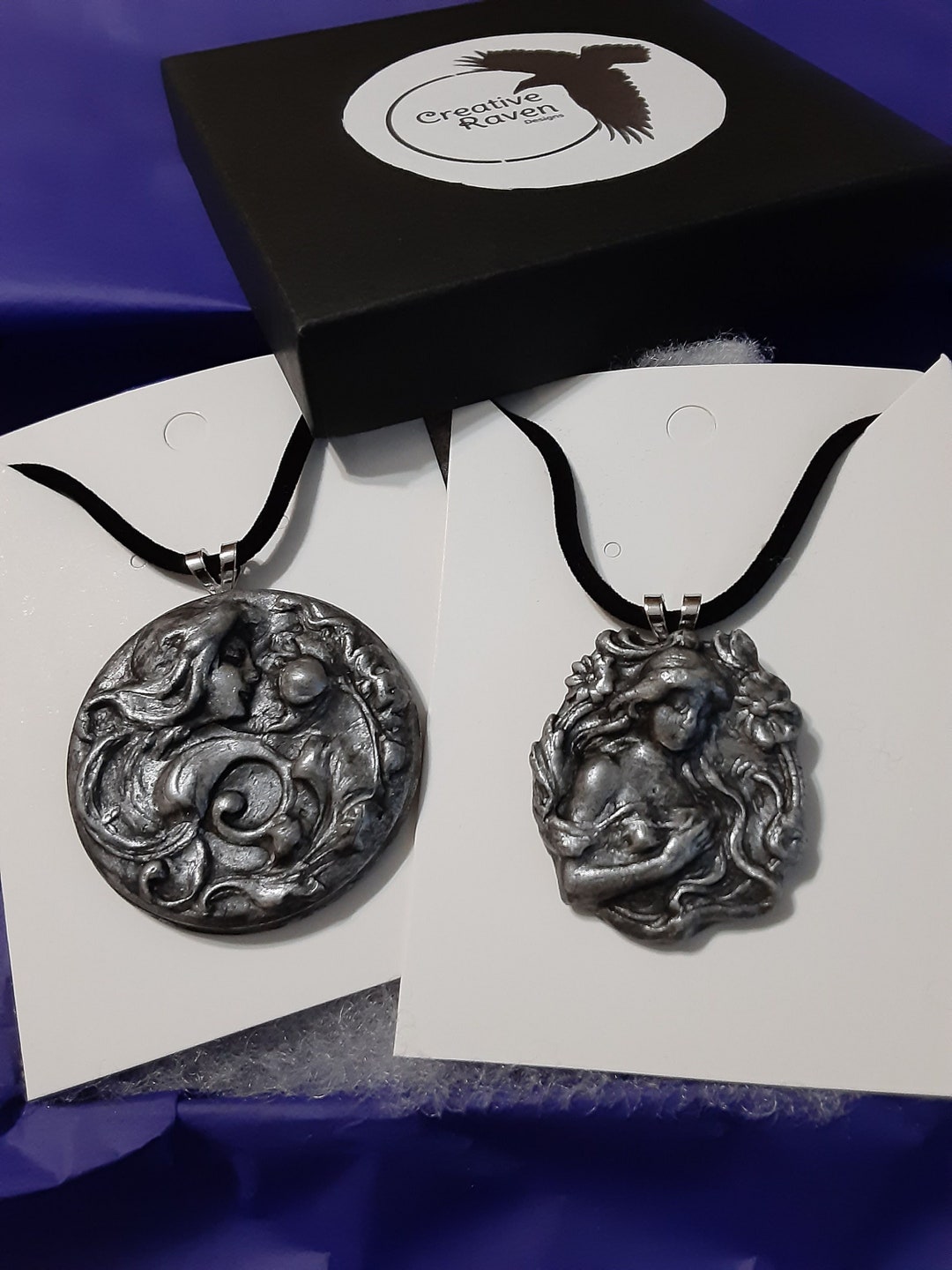 Goddess Necklace Silhouette of Divine Feminine Deity Celestial Etsy