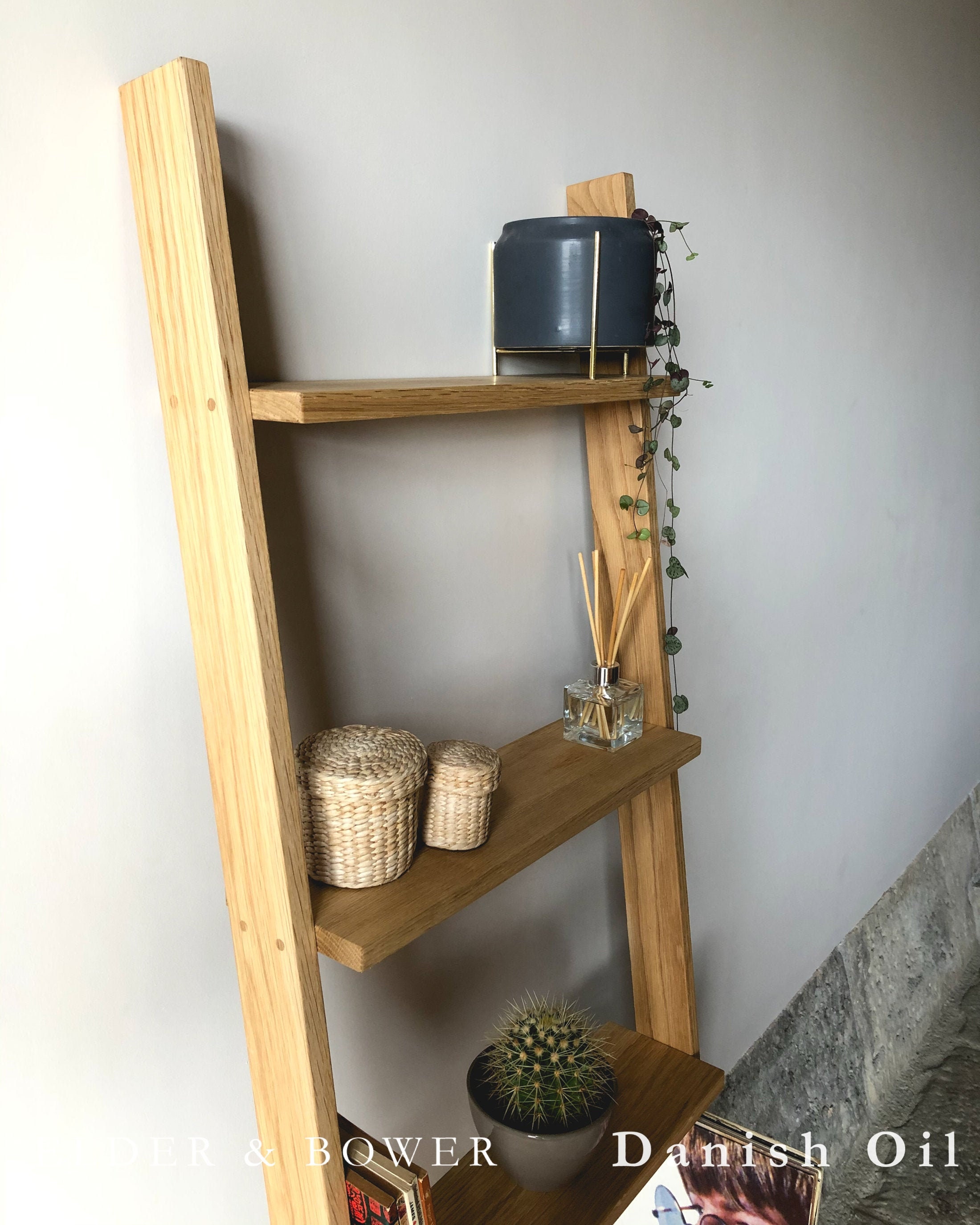 Escalera de roble macizo escalera moderna minimalista sala de | Etsy