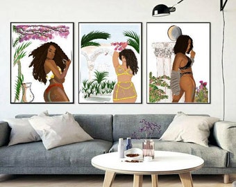Wall Art Digital Illustration Female empowerment