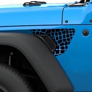 2018-2022 Jeep Wrangler / Gladiator Vent Decals - Gator Scales