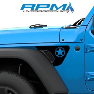 2018-2022 Jeep Wrangler / Gladiator Vent Decals - Circle Star Logo