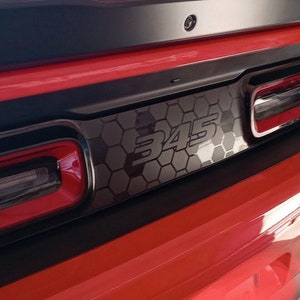 Challenger Taillight Divider Decal - 1 Layer - 345 Logo (Multiple Styles) (Customizable)
