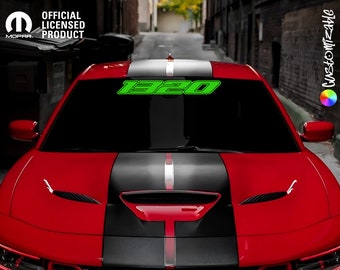 1320 Windshield Banner for Dodge Challenger Scat Pack 1320 - Customizable