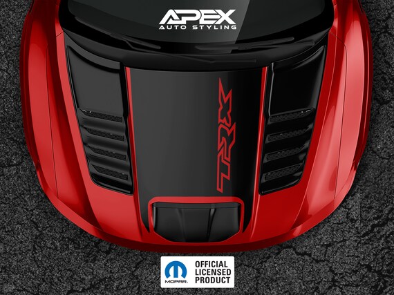 RAM TRX Hood Decal / Graphics - TRX Logo Cutout - Mopar