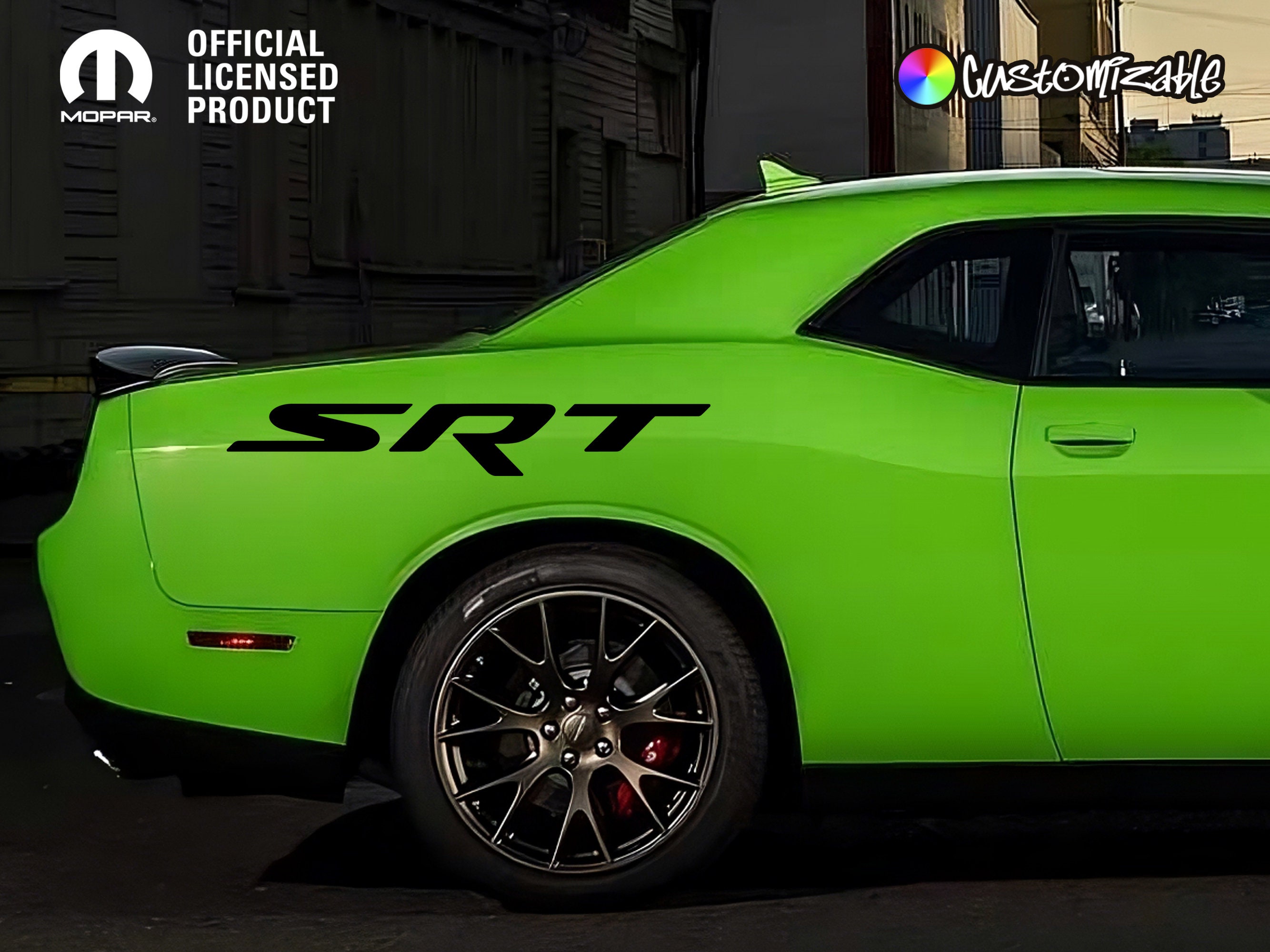 SRT Side Body Graphics for Charger Challenger (set of 2 Decals) (mopar ...