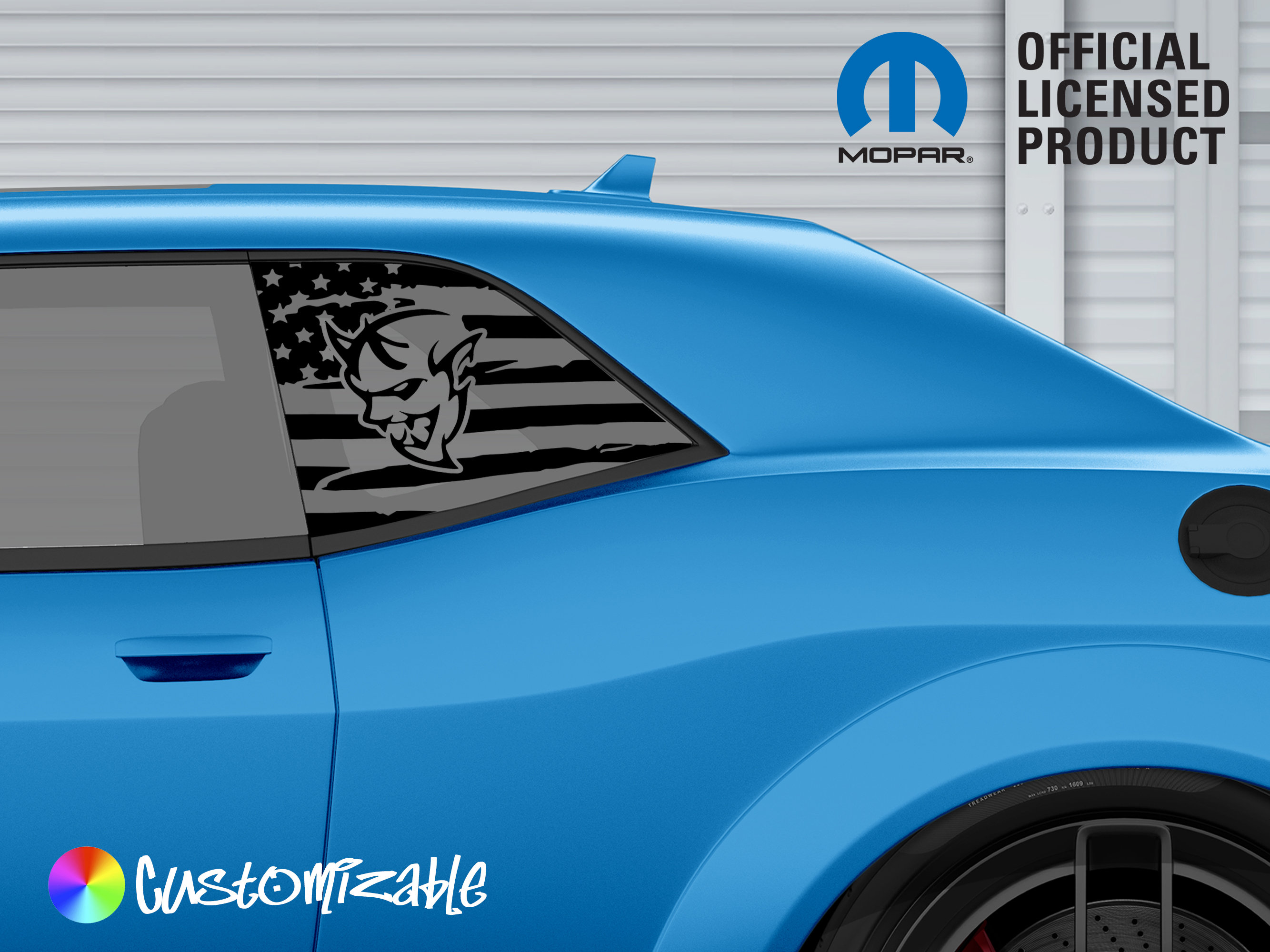 2008+ Dodge Challenger Quarter Window Decals - Demon Logo - Etsy