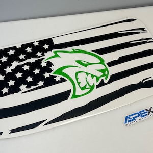 Dodge Challenger Sunroof Decal - Hellcat Logo (Multiple Styles)