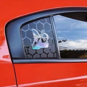 2011+ Dodge Charger Quarter Window Decals - Scat Pack Logo (Multiple Styles) (Customizable)