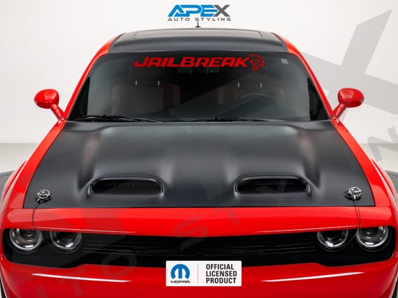 SRT Hellcat Jailbreak Windshield Banner for Dodge Challenger