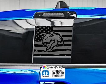 RAM TRX Schiebefenster Aufkleber - T-Rex Ausschnitt Logo (mehrere Styles) (individualisierbar)