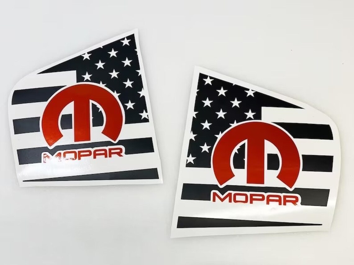 2011+ Dodge Charger Quarter Window Decals - MOPAR Logo (multiple Styles ...