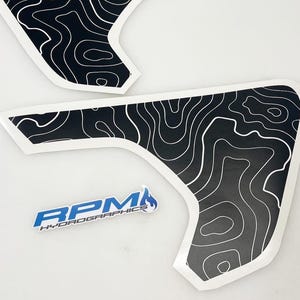 2018-2022 Jeep Wrangler / Gladiator Vent Decals - Topographic Maps