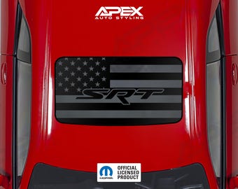 Dodge Challenger Sunroof Decal - SRT Logo (Multiple Styles)