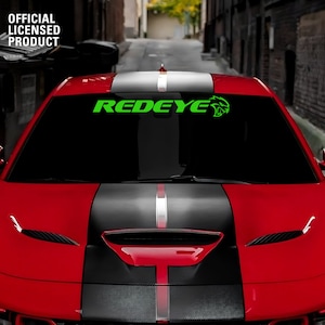 SRT Hellcat Redeye Windshield Banner for Dodge Challenger Charger - Customizable