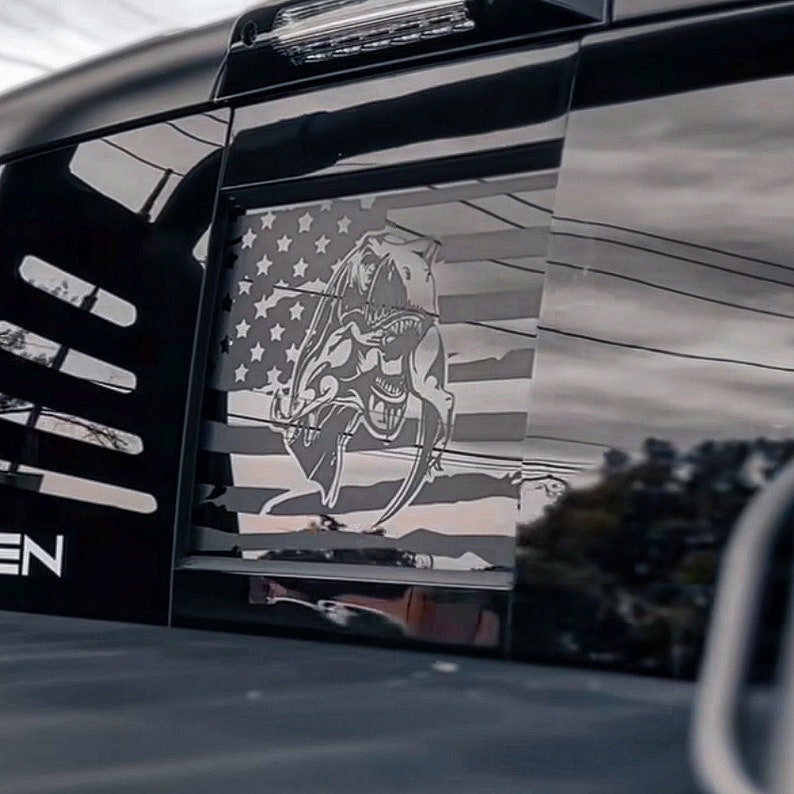 Trx Raptor Sticker RAM TRX Raptor Eater Rear Sliding Window Decal (multiple Styles ...