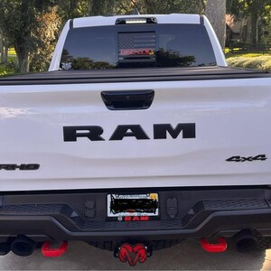 RAM RHO Logo Rear Sliding Window Decal (multiple Styles) (OEM Colors ...