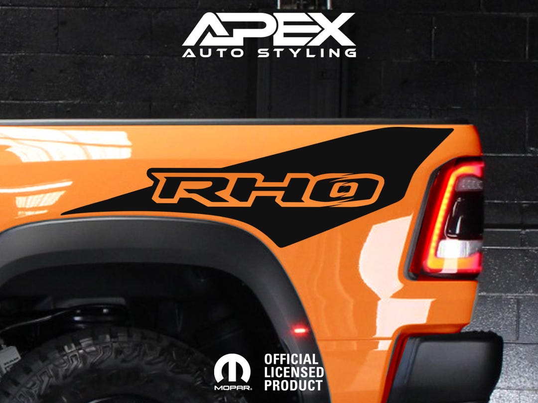 RAM RHO Ignition Style Bedside Decals - RHO Hurricane Logo (set of 2 ...