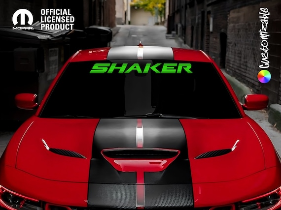 Challenger windshield banner deals