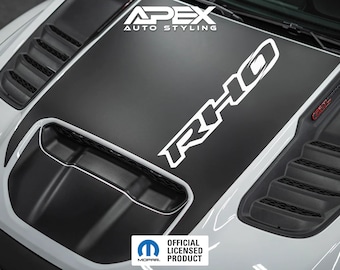 RAM RHO Hood Decal / Graphics - RHO Hurreicane Logo Cutout - Mopar Licensed
