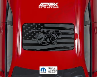 Dodge Challenger Sunroof Decal - 1320 Super Bee Logo (Multiple Styles)