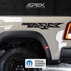 RAM TRX Bedside Decals - OEM 36&quot; - Us Flag Design (Set Of 2) (Customizable)