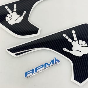 2018-2022 Jeep Wrangler / Gladiator Vent Decals - Peace Sign