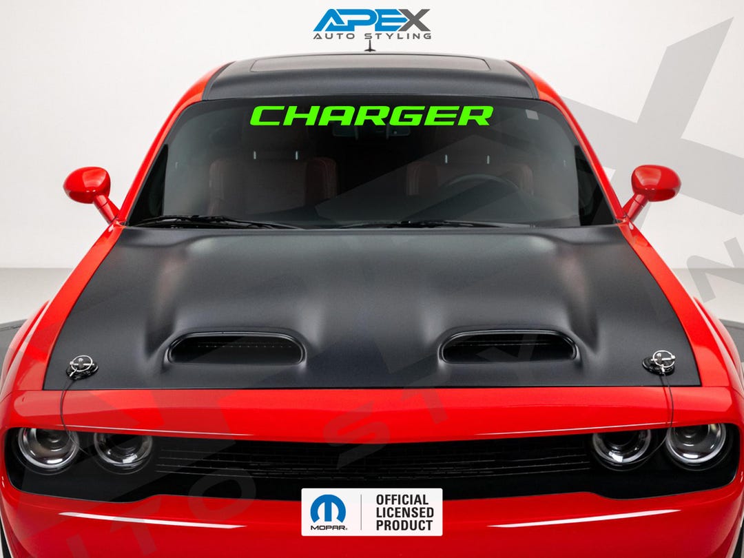 Terrific Dodge Charger Windshield Banner Pictures