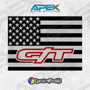 RAM G/T Logo Rear Sliding Window Decal for Rebel / Laramie (Multiple Styles) (OEM Colors)