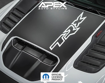 RAM TRX Hood Decal / Graphics - TRX Logo Cutout - Mopar Licensed
