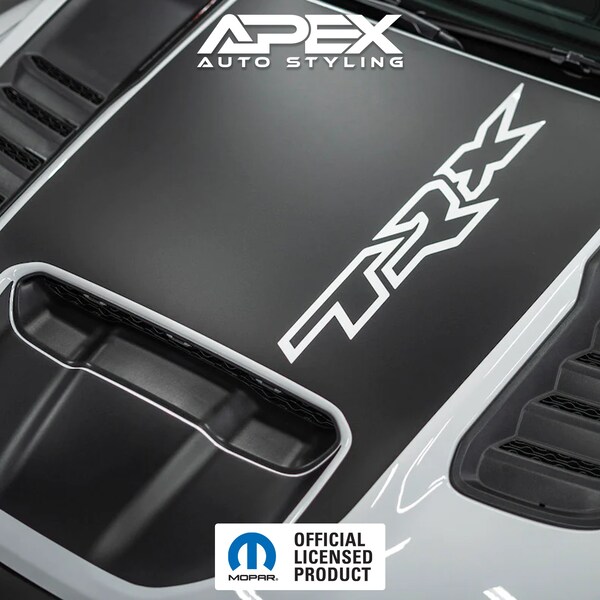 thumbnail image 2 of Ram 1500 TRX Hood Decal – Inner Letter Inserts, Overlay, 2021-2024, Vinyl, OEM TRX8 2 of 3